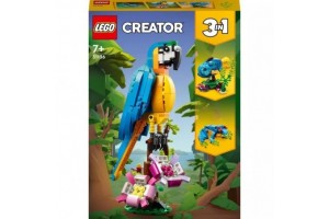 LEGO Creator 31136 Egzotikus papagáj - 3 az 1-ben