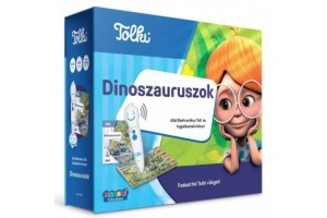 Tolki Dinoszauruszok könyv szett - borító és toll