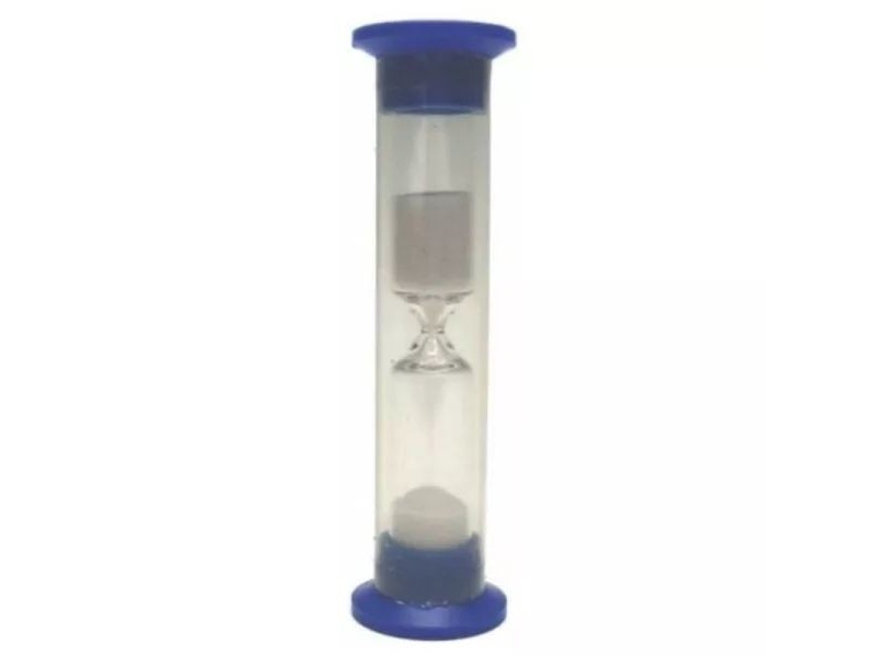 Kék 3 perces homokóra társasjátékokhoz