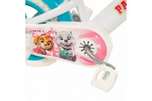 Toimsa Mancs őrjárat 12-es gyerekkerékpár, fehér-rózsaszín