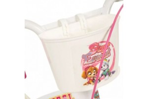 Toimsa Mancs őrjárat 12-es gyerekkerékpár, fehér-rózsaszín