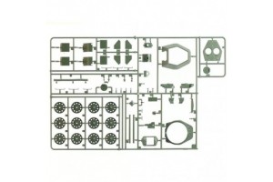 Italeri T-34/76 Mod.1943 1:35 makett, fém ágyúcső