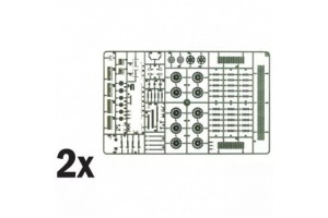 Italeri T-34/76 Mod.1943 1:35 makett, fém ágyúcső