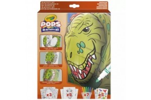 Crayola POPs 3D foglalkoztató – Dinók csomag