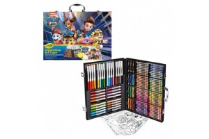Crayola Mancs őrjárat 128 db rajzkészlet - csatos bőrönd