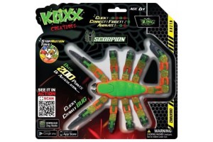 Klixx Creaturez – Skorpió figura, mozgatható és kattogtatható