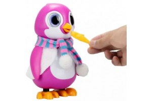 Silverlit Csupaszív Pingvin – rózsaszín, interaktív figura