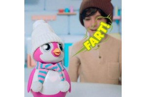 Silverlit Csupaszív Pingvin – rózsaszín, interaktív figura