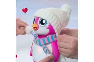 Silverlit Csupaszív Pingvin – rózsaszín, interaktív figura