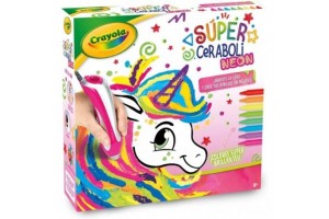 Crayola Művésztoll készlet neon zsírkrétákkal