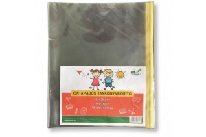 Öntapadós víztiszta tankönyvborító 31 x 52 cm, 10 db