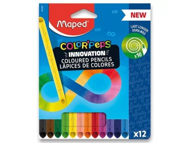 Maped Color Peps Infinity 12 db háromszög színes ceruza