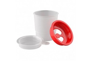 ICO Süni ecsettál fedéllel, 12 cm