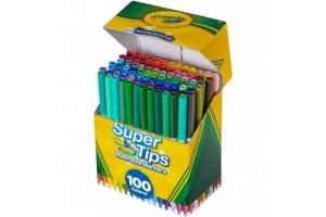 Crayola SuperTips 100 db kimosható filctoll készlet