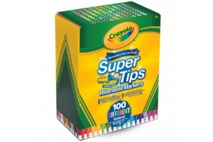Crayola SuperTips 100 db kimosható filctoll készlet