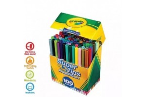 Crayola SuperTips 100 db kimosható filctoll készlet