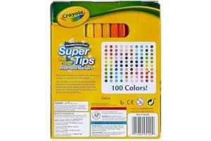 Crayola SuperTips 100 db kimosható filctoll készlet