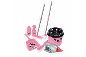 Prémium Hetty rózsaszín takarítókocsi játékkészlet