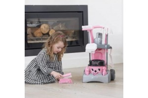 Prémium Hetty rózsaszín takarítókocsi játékkészlet