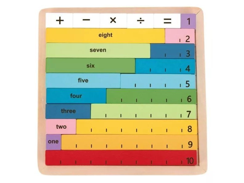 Tooky Toy: Számolni tanulok! fa oktatókészlet