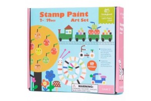 Tookyland bélyegzőkészlet – 12 forma, 6 színes tinta