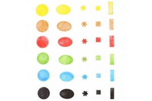 Tookyland bélyegzőkészlet – 12 forma, 6 színes tinta