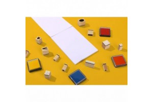 Tookyland bélyegzőkészlet – 12 forma, 6 színes tinta