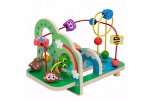 Tooky Toy fa Állatos babafoglalkoztató – Vidámpark