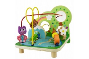 Tooky Toy fa Állatos babafoglalkoztató – Vidámpark