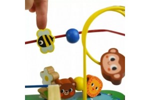 Tooky Toy fa Állatos babafoglalkoztató – Vidámpark