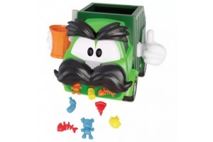 Szemétfaló kukásautó társasjáték - doboz és kártyák