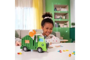 Szemétfaló kukásautó társasjáték - doboz és kártyák