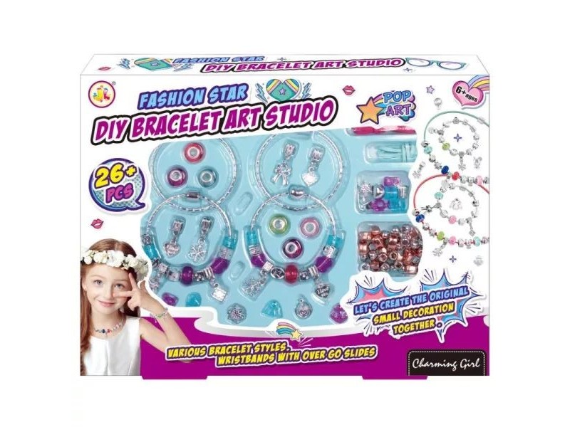 Csináld magad karkötő készlet - charmokkal