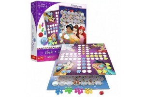 Trefl Disney hercegnők 2 az 1-ben társasjáték, kétoldalas tábla