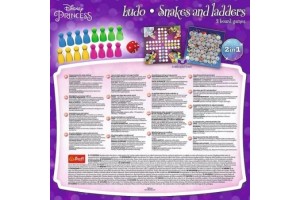 Trefl Disney hercegnők 2 az 1-ben társasjáték, kétoldalas tábla