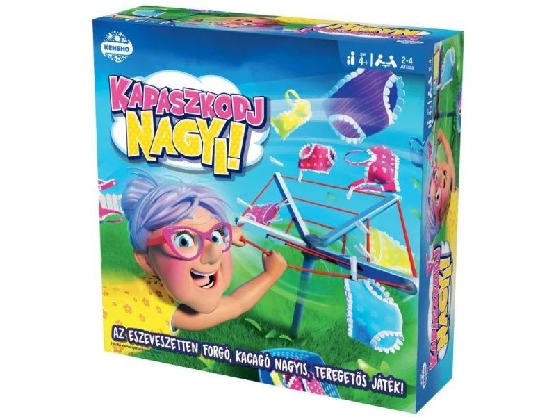 Kapaszkodj Nagyi! - játék: nagyi a szárítón, ruhák