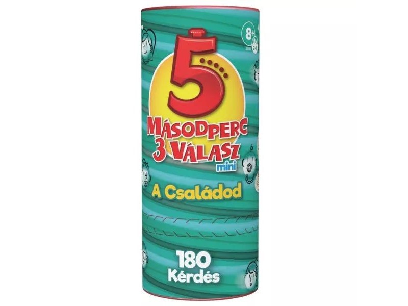 5 másodperc 3 válasz mini - A családod társasjáték