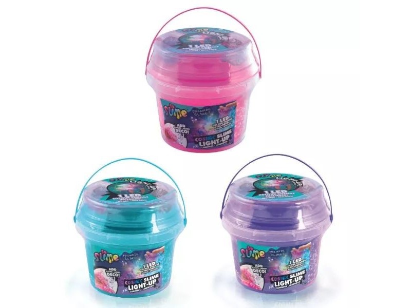 Canal Toys So Slime LED kozmikus slime vödörben