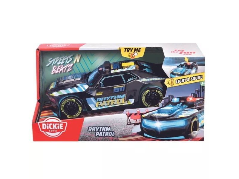 Dickie járőrautó (20 cm) - fény és hang