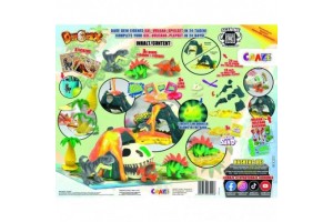 DinoRex Vulkánkitörés adventi kalendárium - figurák és vulkán