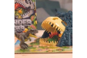 DinoRex Vulkánkitörés adventi kalendárium - figurák és vulkán