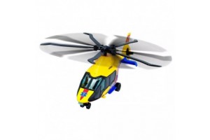 Dickie Airbus H160 mentőhelikopter, 23 cm - sárga-kék