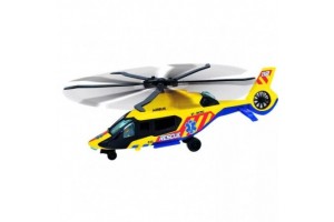 Dickie Airbus H160 mentőhelikopter, 23 cm - sárga-kék