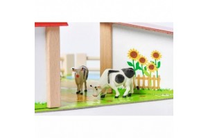Eichhorn fa farmjáték 20 db – házak és állatok