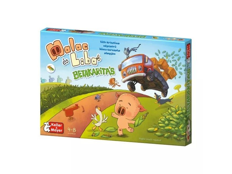 Malac és Liba: Betakarítás társasjáték (ill. Hajba László)