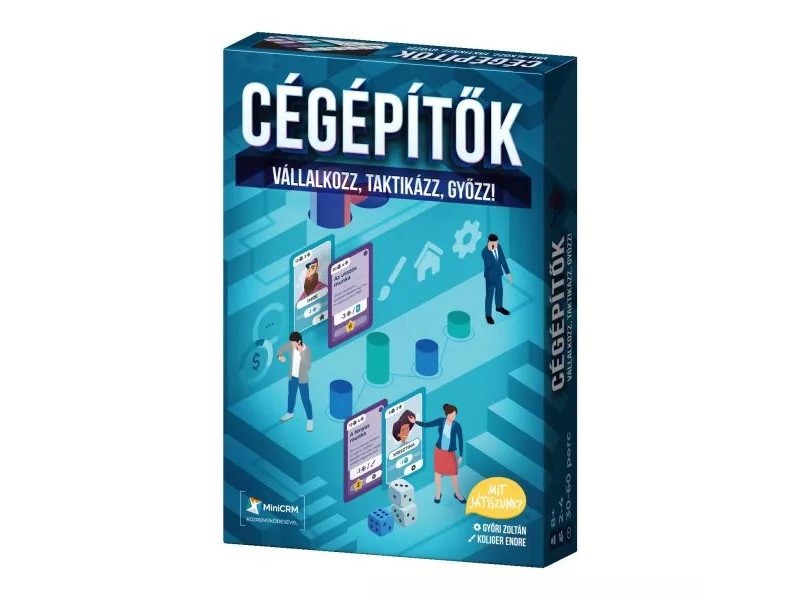 Cégépítők társasjáték borító — vállalkozói játék