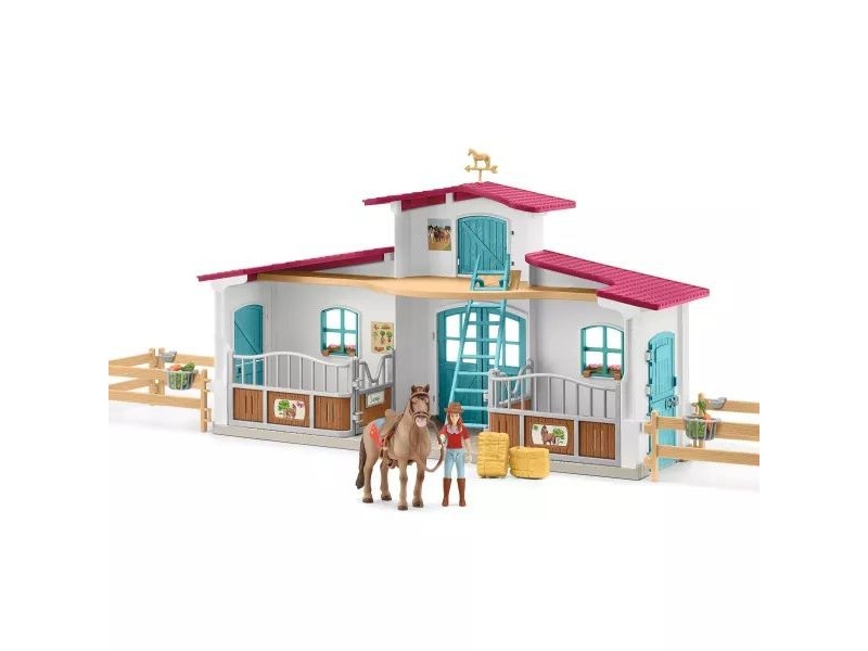 Schleich Lakeside lovas központ - játék szett