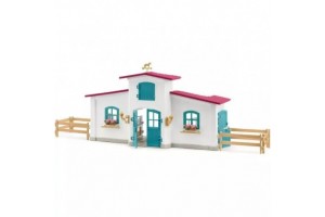 Schleich Lakeside lovas központ - játék szett