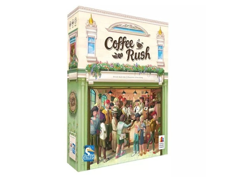 Coffee Rush társasjáték - hangulatos kávézó
