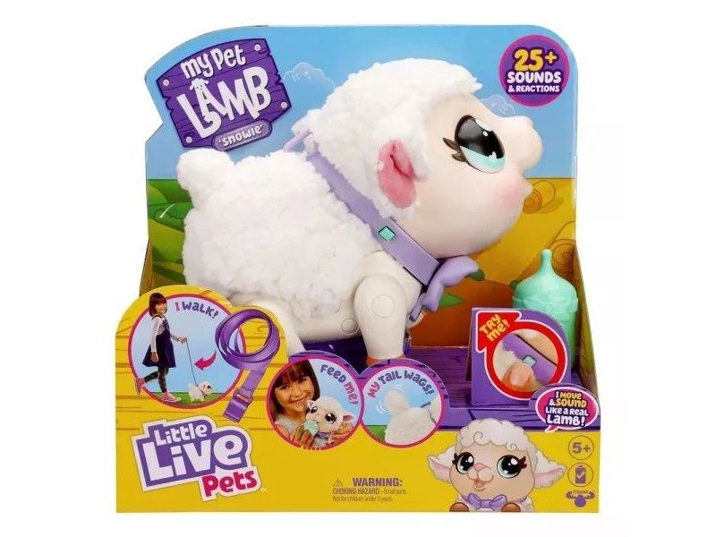 Little Live Pets Snowie – interaktív sétáló bárány